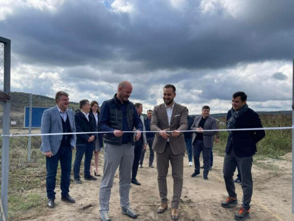An 800 kW photovoltaic power plant was commissioned today in Nisporeni